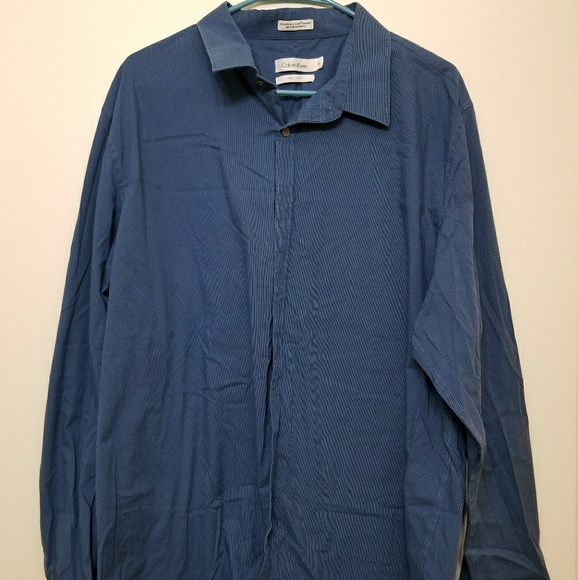 Calvin Klein Mens Dress Shirt - Picture 1 of 3
